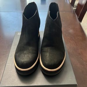 Eileen Fisher Black Suede Boots
